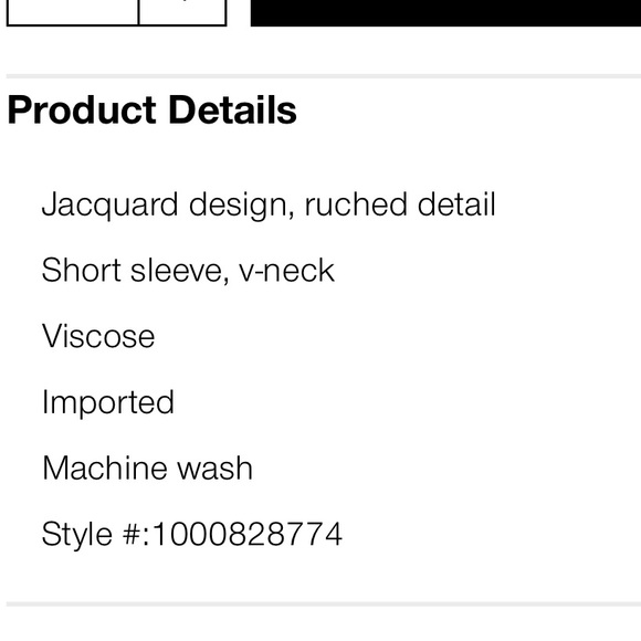 1 hour sale. Madewell, Ruth Floral Jacquard Top - Picture 3 of 3